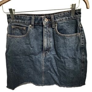 Zara cute short Denim Skirt - Blue Medium